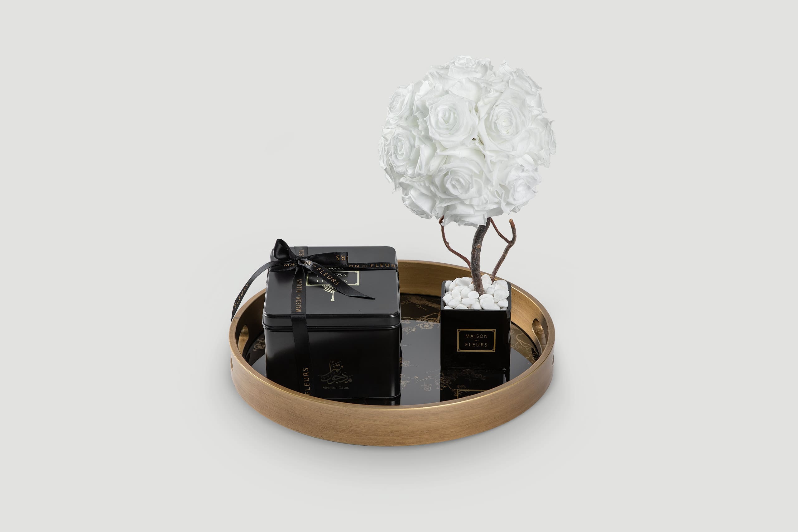 white boutique flowers